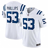 Men & Women & Youth Indianapolis Colts #53 Jacob Phillips White 2025 F.U.S.E. Vapor Limited Stitched Jersey,baseball caps,new era cap wholesale,wholesale hats